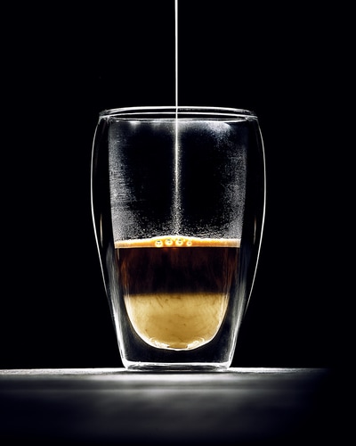 digital content commercial product photography glass milk coffee